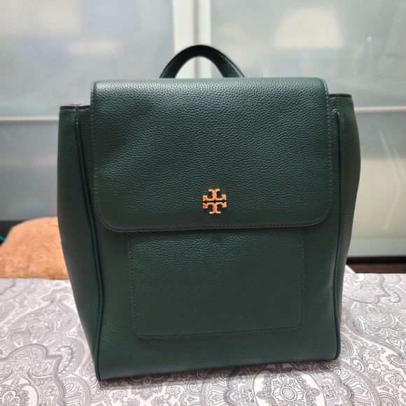 New Tory Burch Carter Flap Backpack - Picture 11 of 12